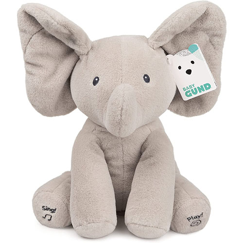 GUND Baby Official Animated Flappy The Elephant Stuffed Animal Baby Toy Plush for Baby