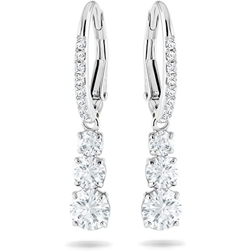 Swarovski Attract Trilogy Crystal Necklace and Earrings Jewelry Collection